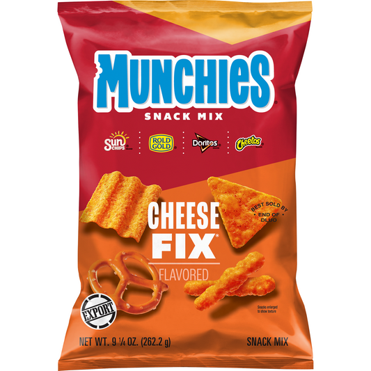 Munchies Snack Mix Cheese Fix Flavored  9.25 OZ (262g) - Export