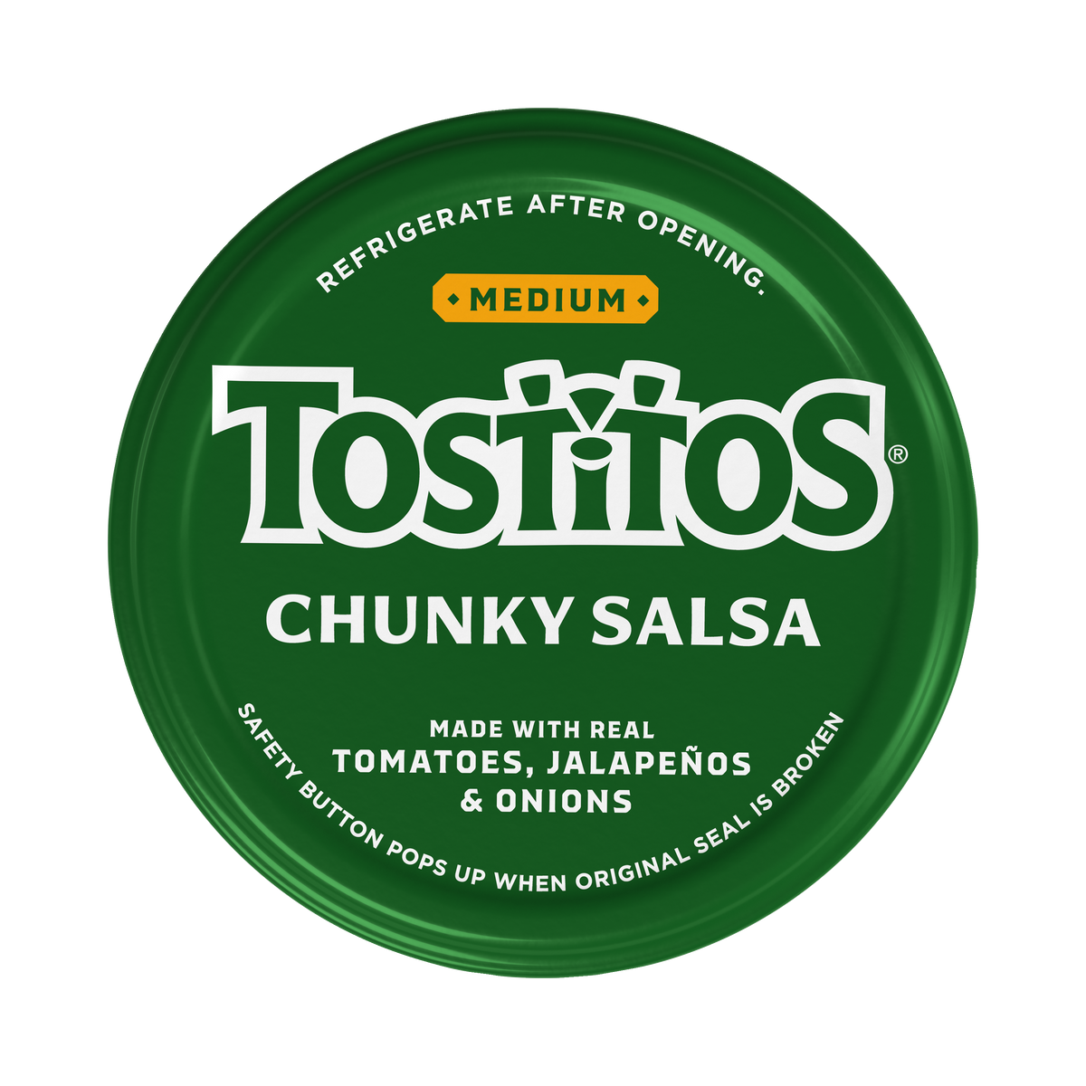 Tostitos Chunky Salsa, Medium 15.5 OZ (439g) - Export
