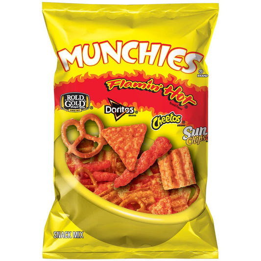Munchies Snack Mix Flamin Hot Flavored  9.25 OZ (262g) - Export