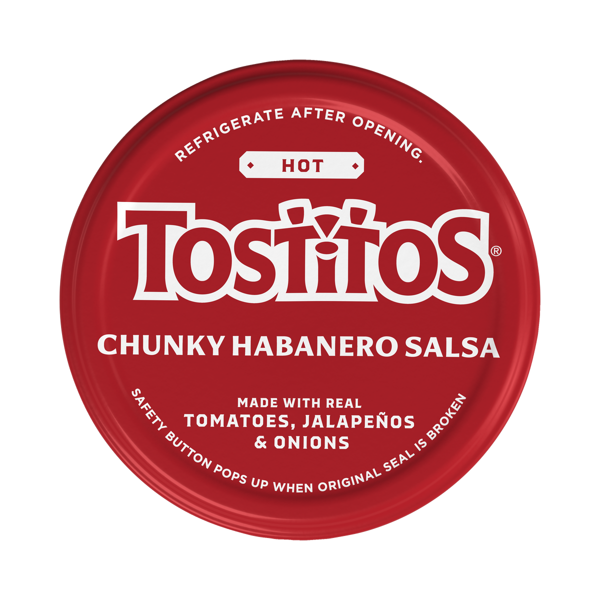 Tostitos Chunky Habanero Salsa Hot 15.5 OZ (439g) - Export