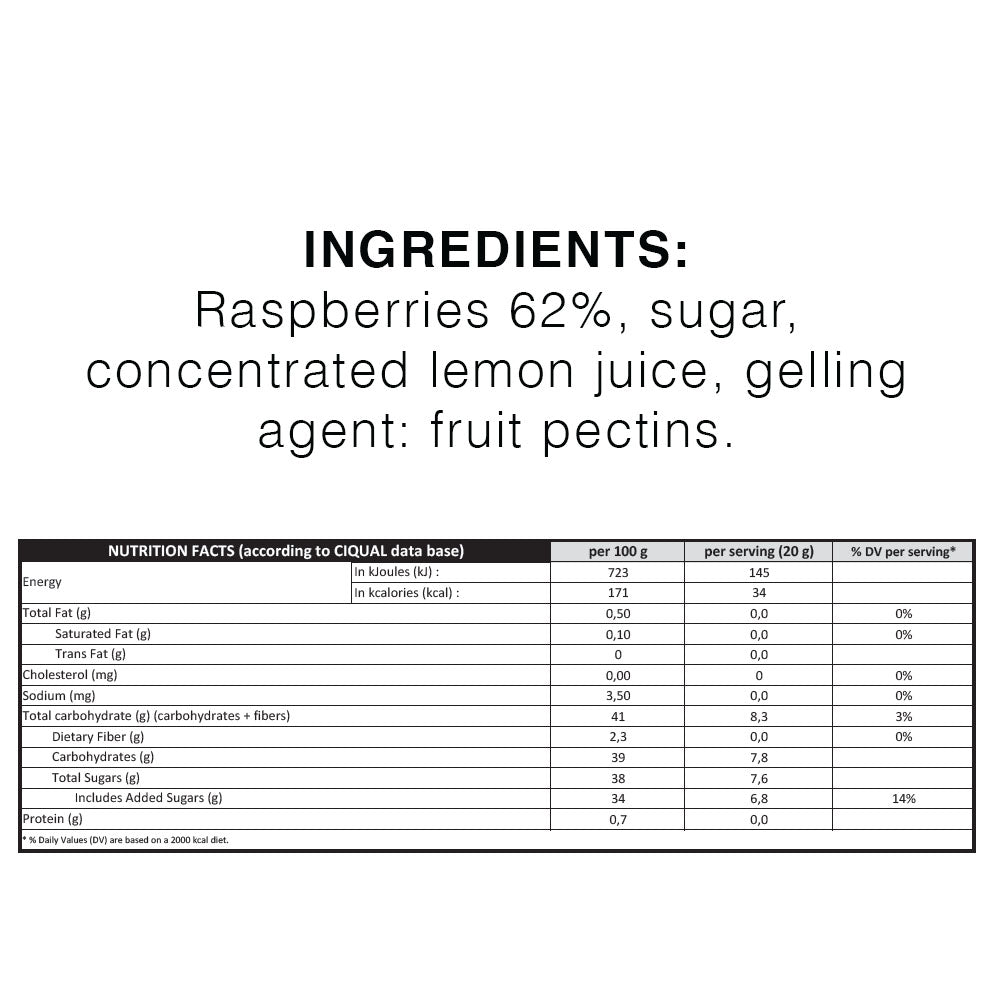 Bonne Maman Intense Raspberry Spread (335g)