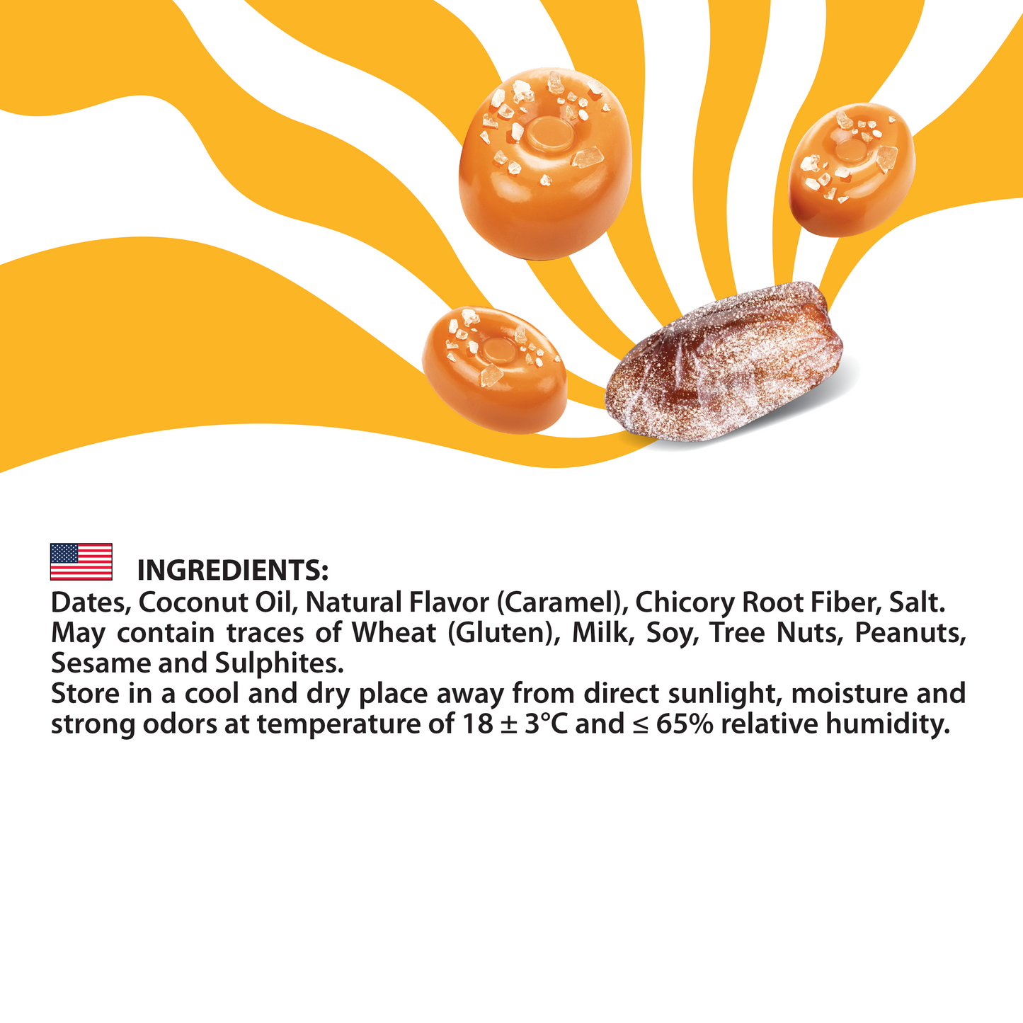 Wyld Dates Salted Caramel Pouch 80g