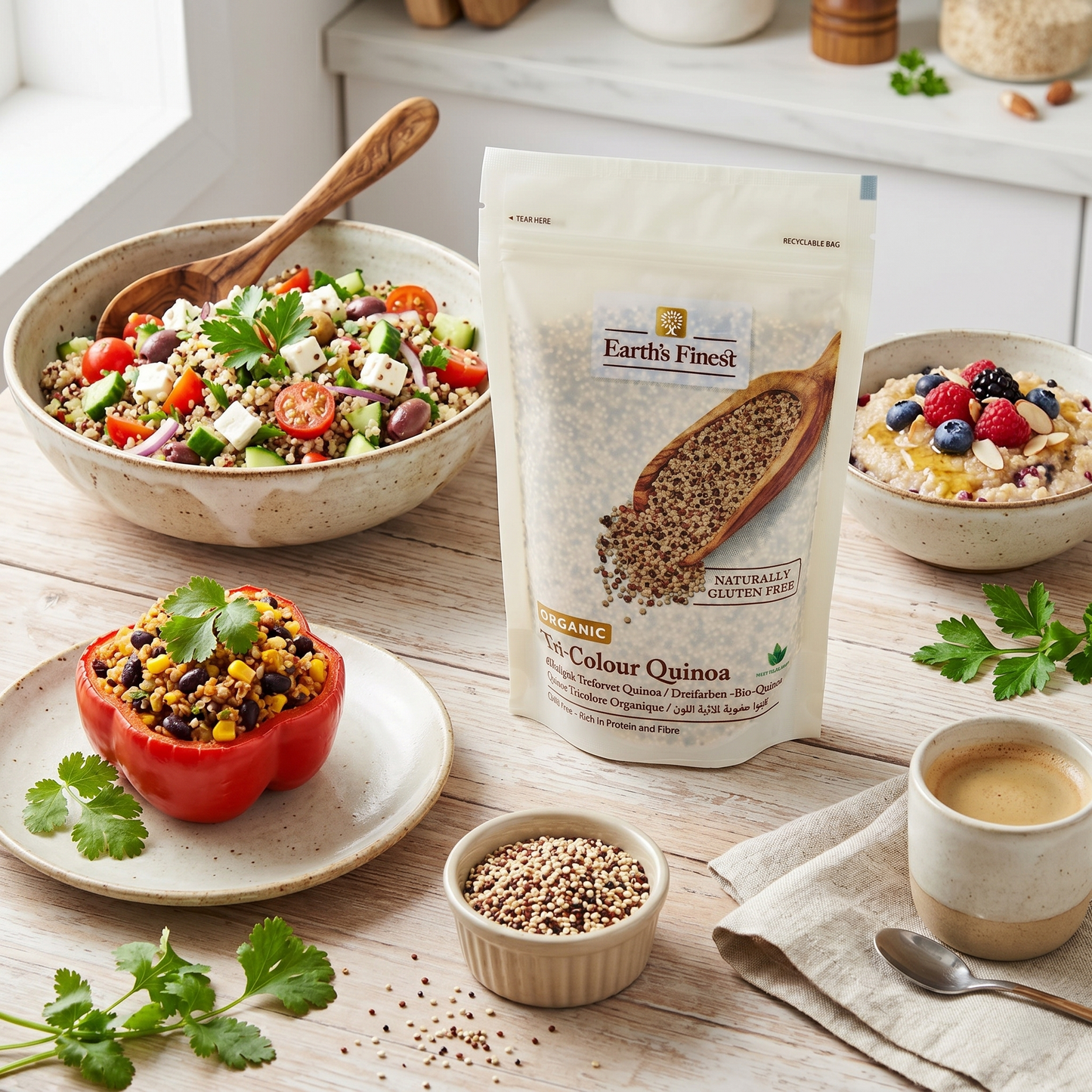 Earth's Finest Organic Tricolor Quinoa 340g