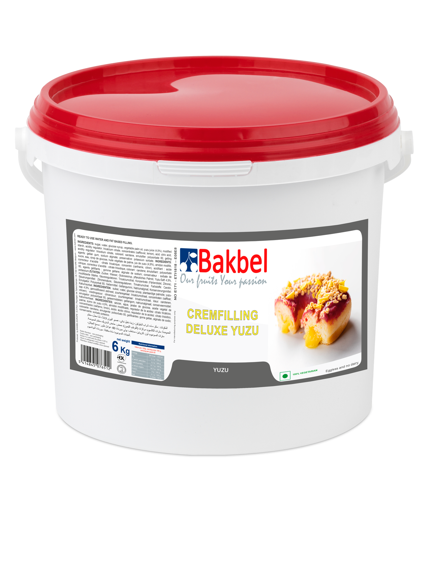 Bakbel Cremfilling Deluxe Yuzu 6Kg