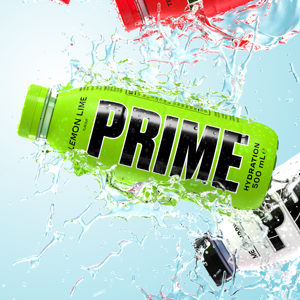 Prime Lemon Lime Hydration Drink 500ml (Pack of 12)
