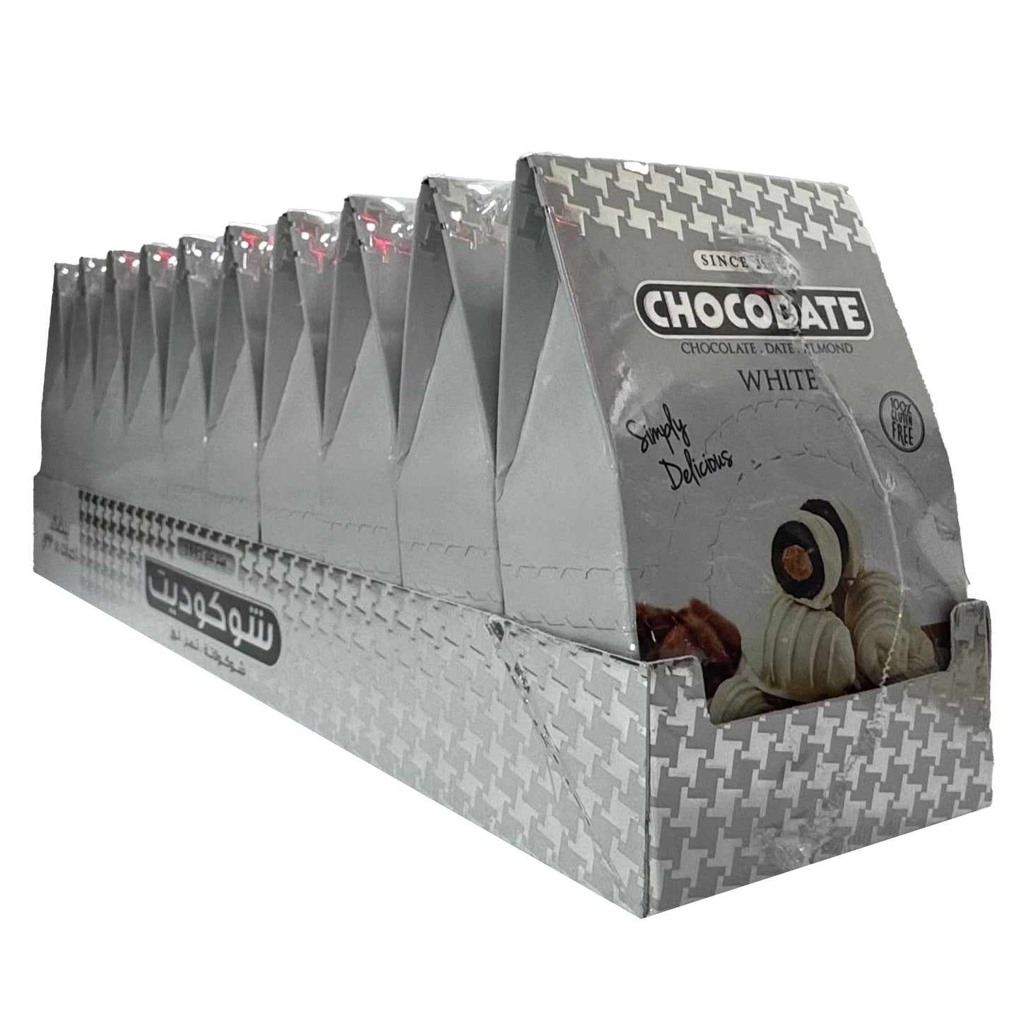 Chocodate White | Golden Roasted Almond - 33gm (Pack of 10)