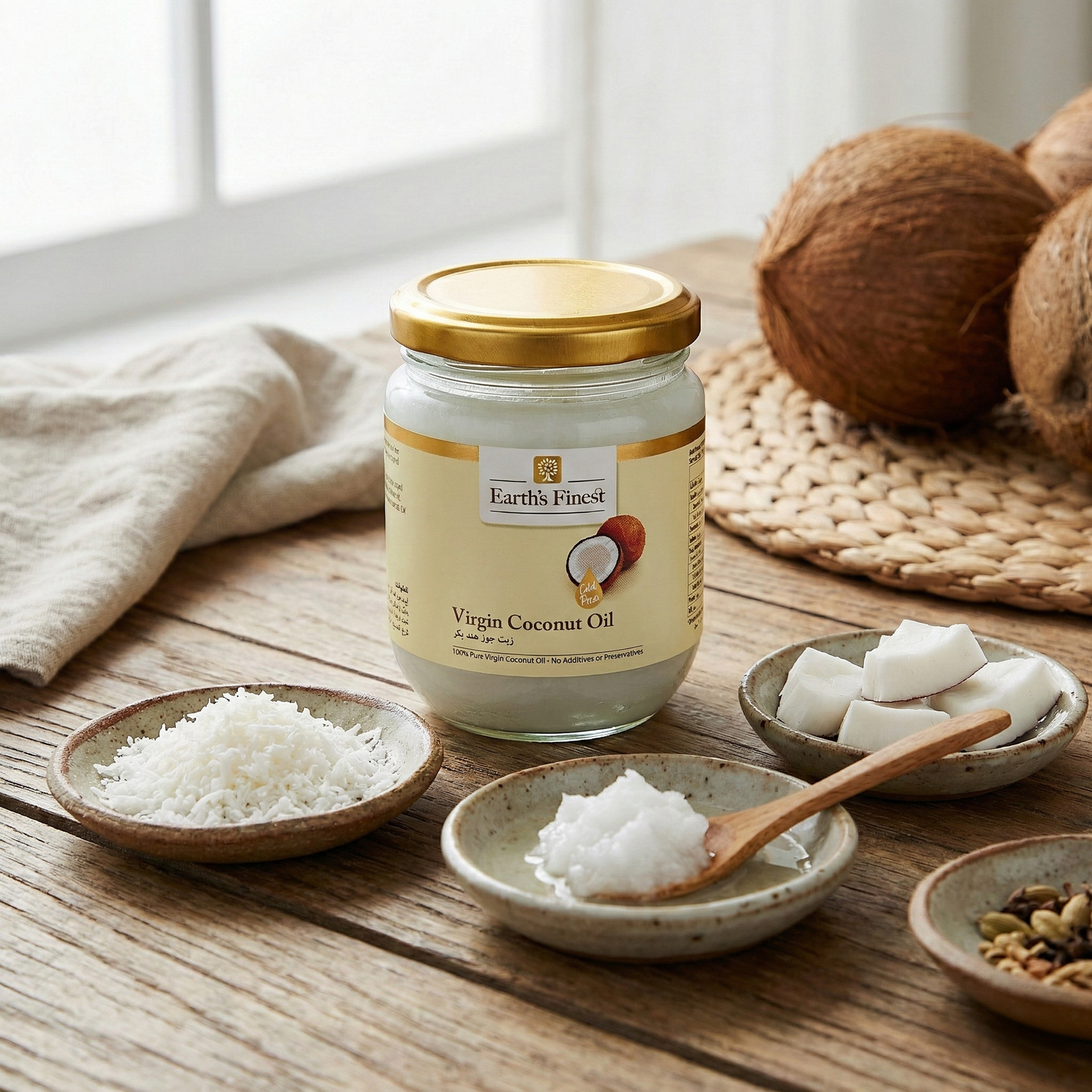 Earth's Finest Virgin Coconut Oil 200ml