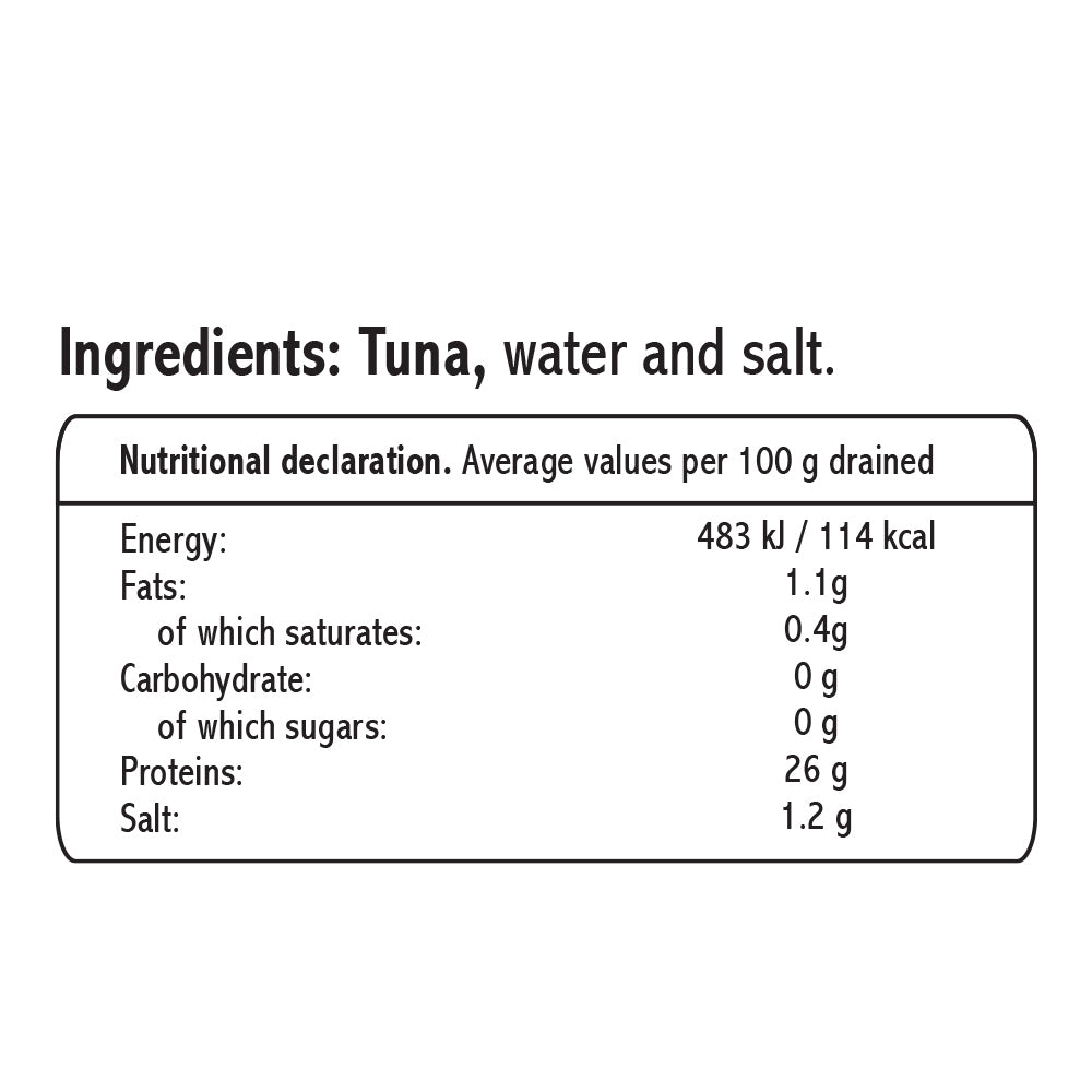 Rich Ribbon Tuna Chunks in Brine 1Kg