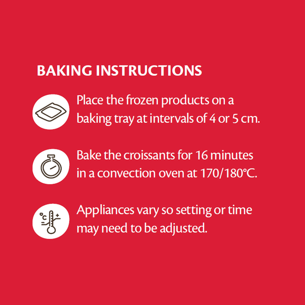 Feli's Kitchen Frozen Mini Croissants 300gm (10pcs)