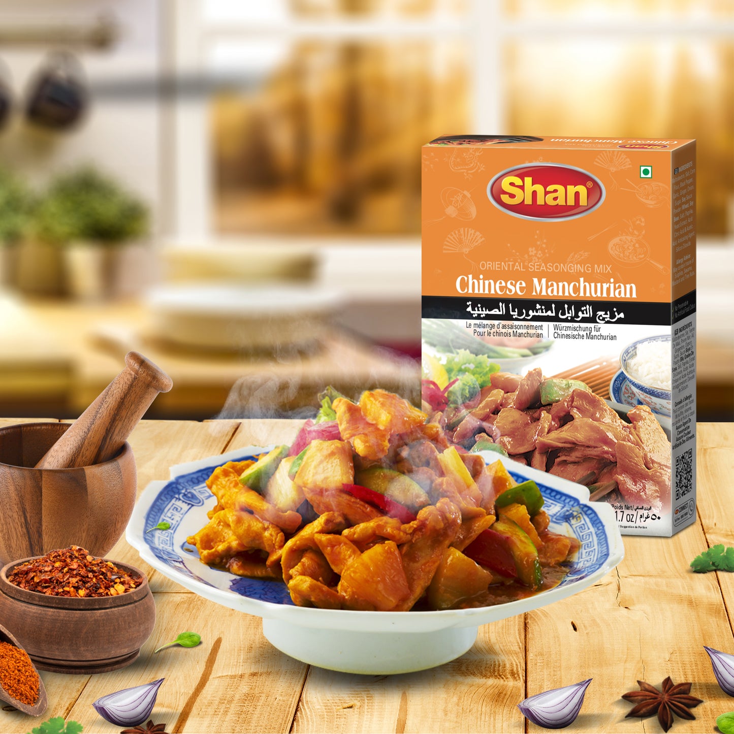 Shan Chinese Manchurian Oriental Seasoning Mix 50gm