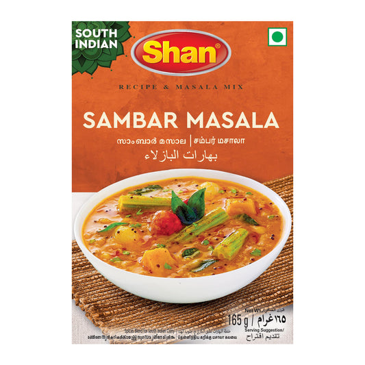 Shan South Indian Sambar Recipe & Masala Mix 165gm
