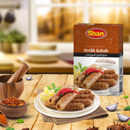 Shan Seekh Kabab Recipe & Masala Mix 50gm