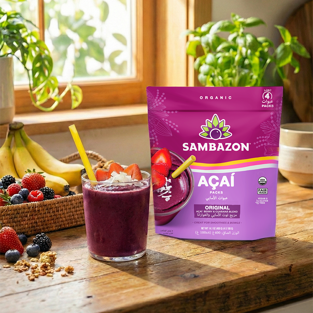 Sambazon Frozen Original Bend Acai Fruit Blend Organic 400gm