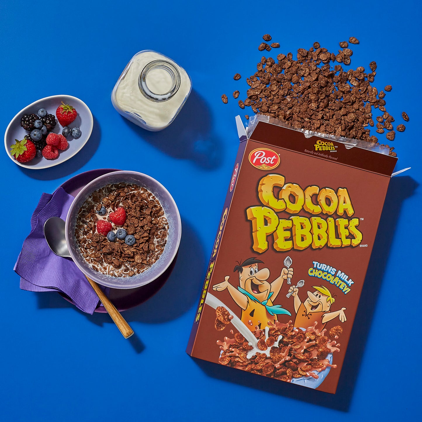 Post Cocoa Pebbles Gluten Free Breakfast Cereal 425gm