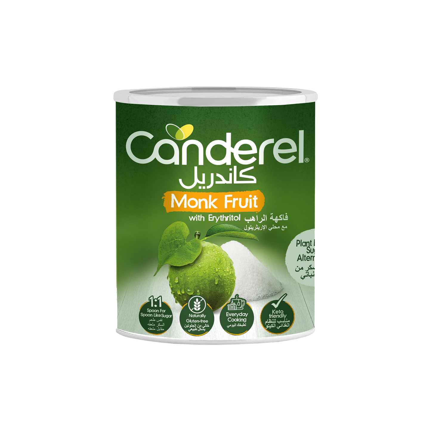 Canderel Monk Fruit With Erythritol Canister 500gm