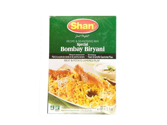 Shan Special Bombay Biriyani Recipe & Seasoning Mix 60gm