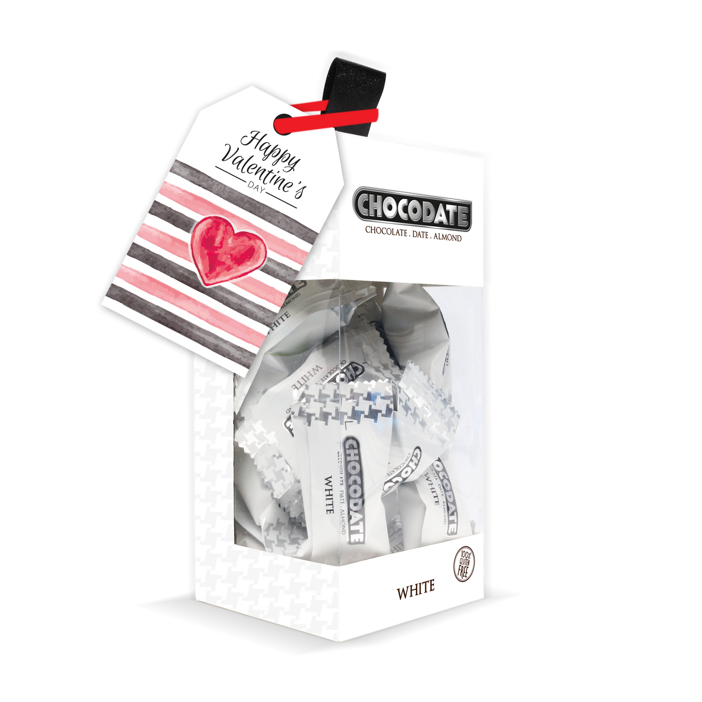 Chocodate White | Exquisite Bite Sized Delicacy | Handmade Treat - Rich Silky Chocolate - Velvety Arabian Date- 180gms