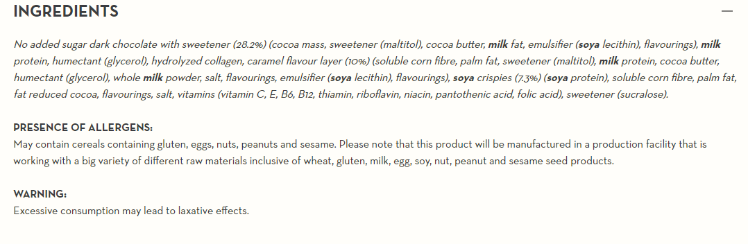Fulfil Dark Chocolate Salted Caramel Flavour - Vitamin & Protein Bar, Low Sugar, High Protein, 150 Calories With 9 Vitamins, 15 x 55G