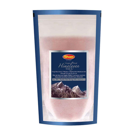Shan Himalayan Virgin Pink Salt 800gm (Stand up Pouch)