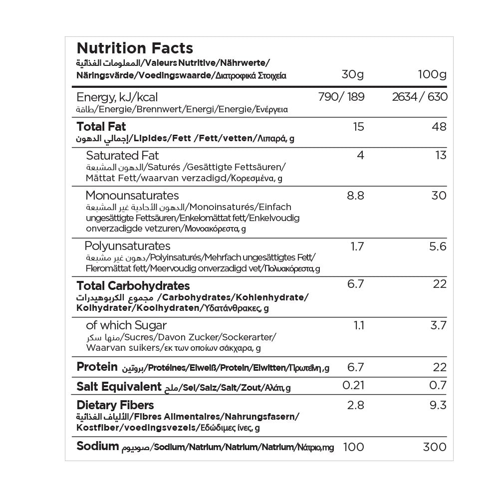 Castania Cashew Nuts 250gm