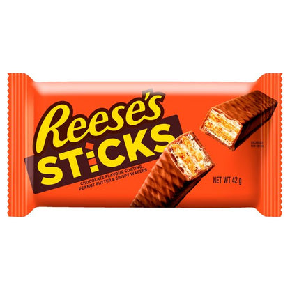 Reese's Sticks Milk Chocolate Peanut Butter Candy Bar, 42gm x 3
