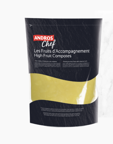 Andros Chef Williams Pear High Fruit Compote 1Kg Pouch