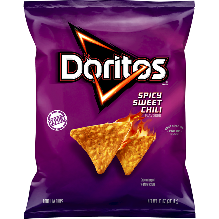 Doritos Spicy Sweet Chili Tortilla Chips,11 OZ (312g) - Export