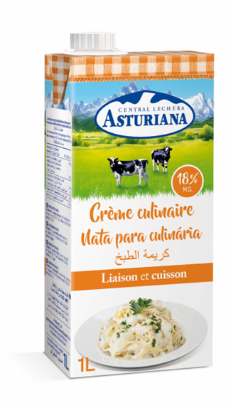 Central Lechera Asturiana 18% Fat Cooking Cream 1L