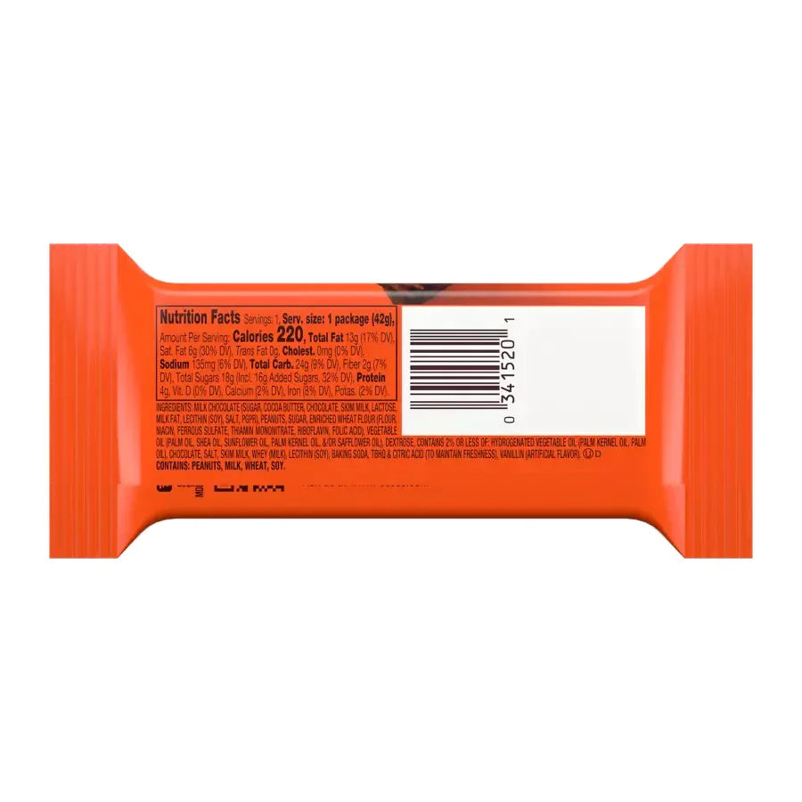 Reese's Sticks Milk Chocolate Peanut Butter Candy Bar, 42gm x 3