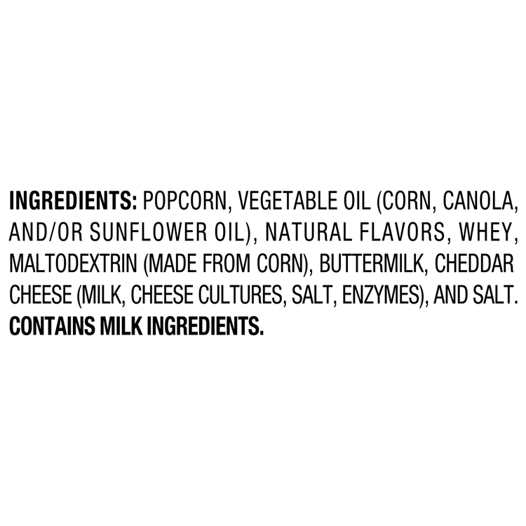 Smartfood White Cheddar Flavored Gluten Free Popcorn 5.5 OZ (156g) - Export