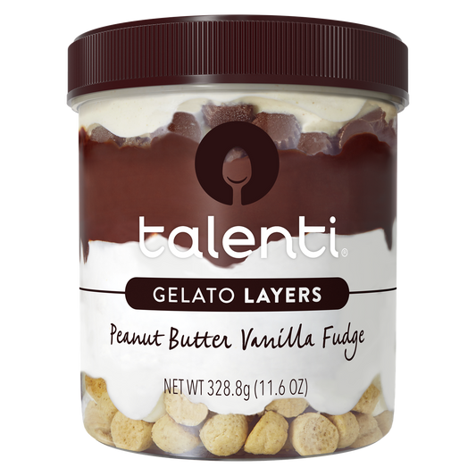 Talenti Peanut Butter Vanilla Fudge Gelato Layers 328.8gm