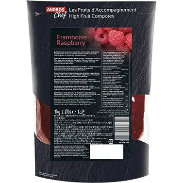 Andros Chef Raspberry high fruit compote 1Kg Andros Chef