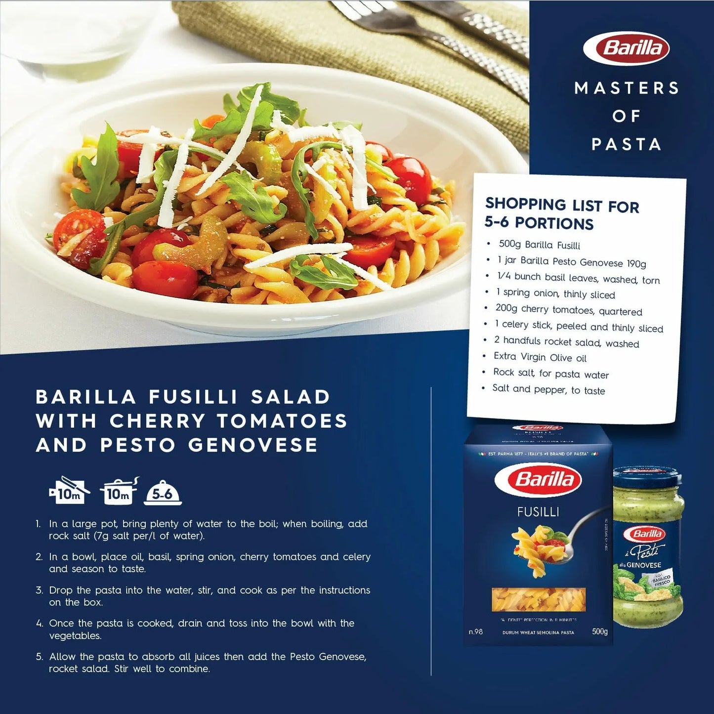 Barilla Fusilli 1kg Barilla