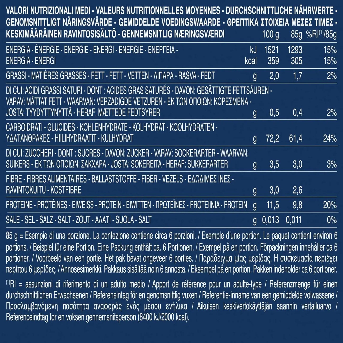 Barilla Fusilli Bio 500g Barilla