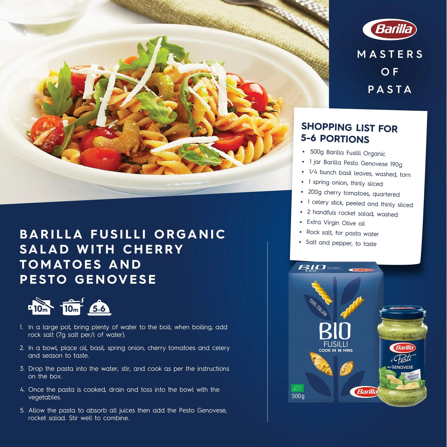 Barilla Fusilli Bio 500g Barilla