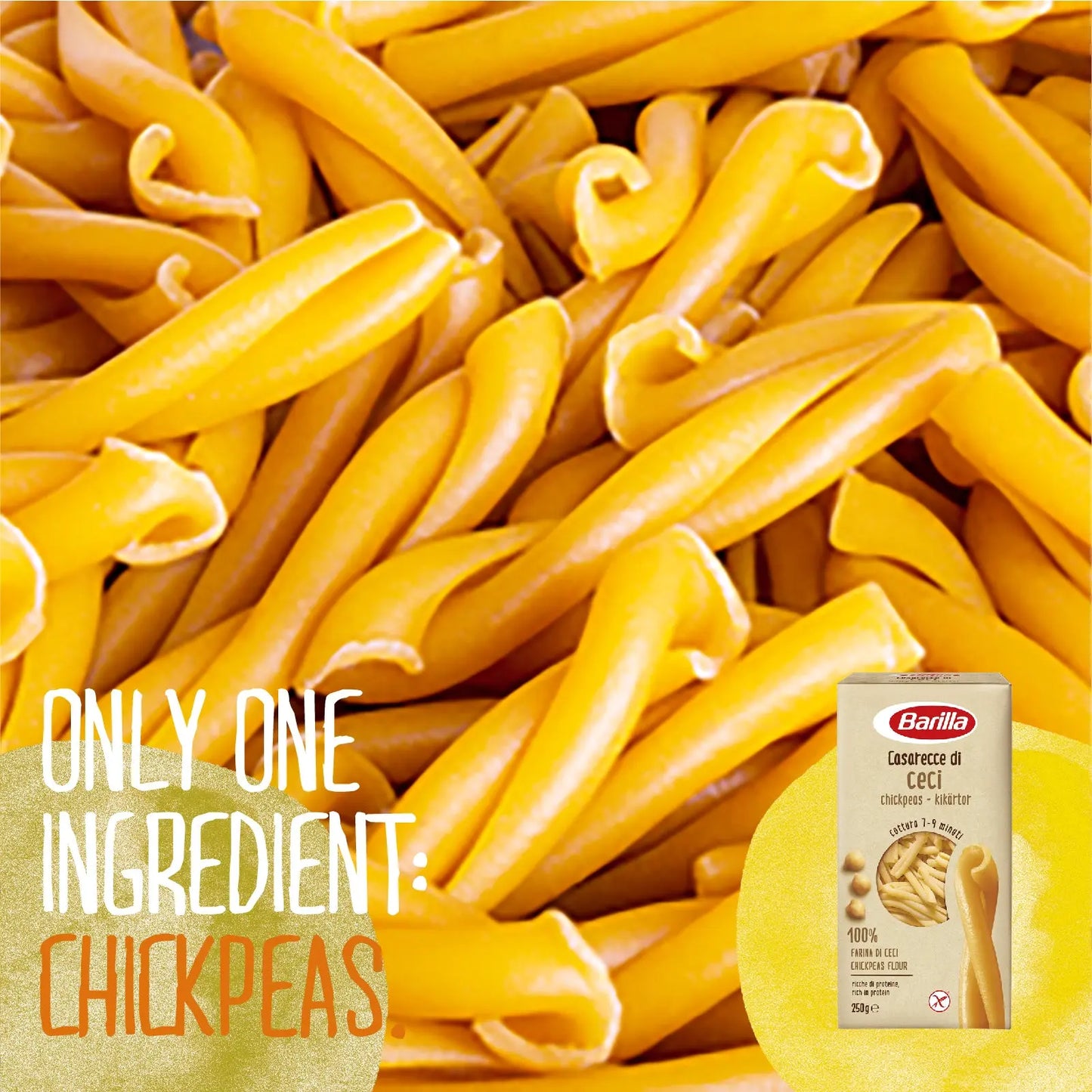 Barilla Legumes - Casarecce Chickpeas 250g Barilla