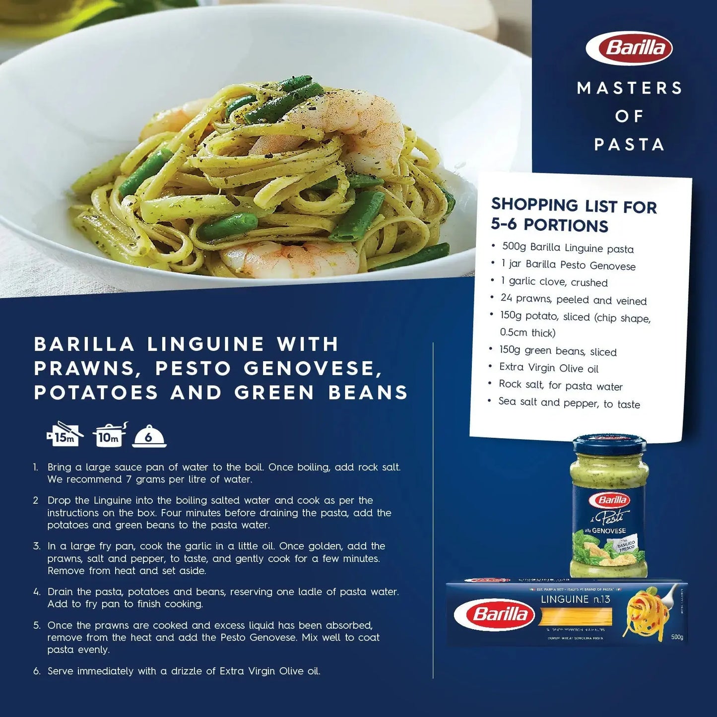 Barilla Linguine No. 13 1kg Barilla