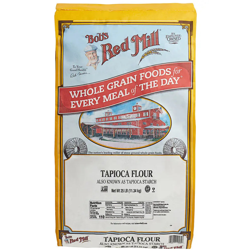 Bob's Red Mill Finely Ground Tapioca Flour, Gluten Free, Non-GMO 11.34 Kg Bob's Red Mill