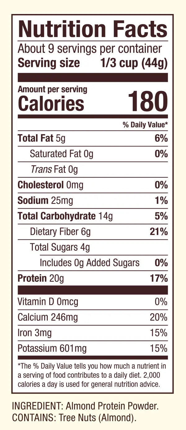 Bob's Red Mill Gluten Free Almond Protein Powder, Non-GMO 397gm Bob's Red Mill