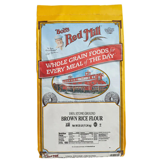 Bob's Red Mill Gluten Free Brown Rice Flour, Stone Ground,11.34 Kg Bob's Red Mill