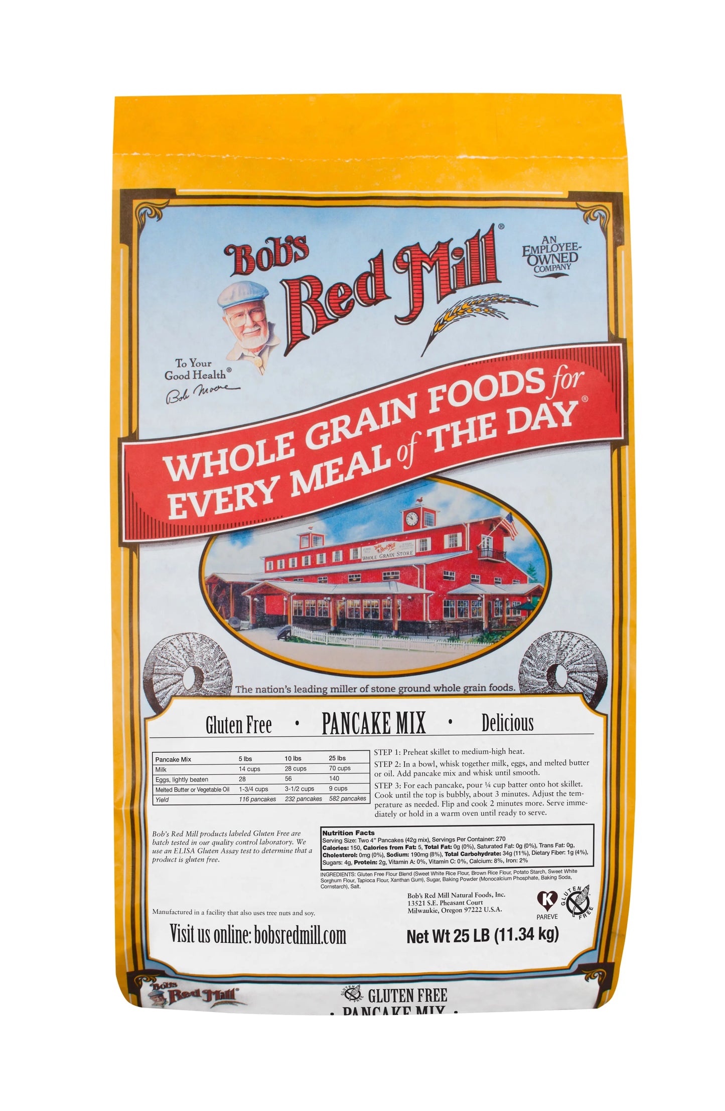 Bob's Red Mill Gluten Free Pancake Mix 11.34 Kg Bob's Red Mill