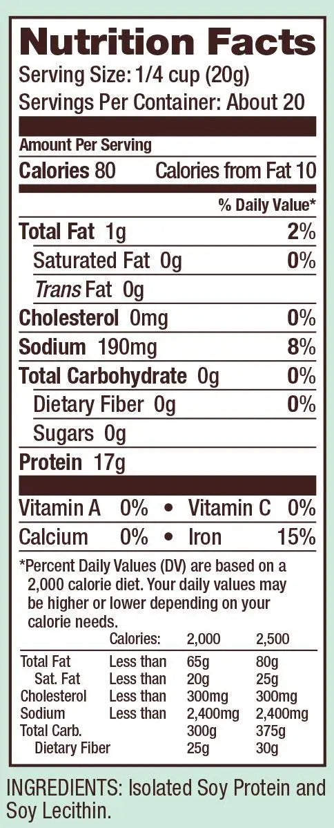 Bob's Red Mill Gluten Free Soy Protein Powder 397gm Bob's Red Mill