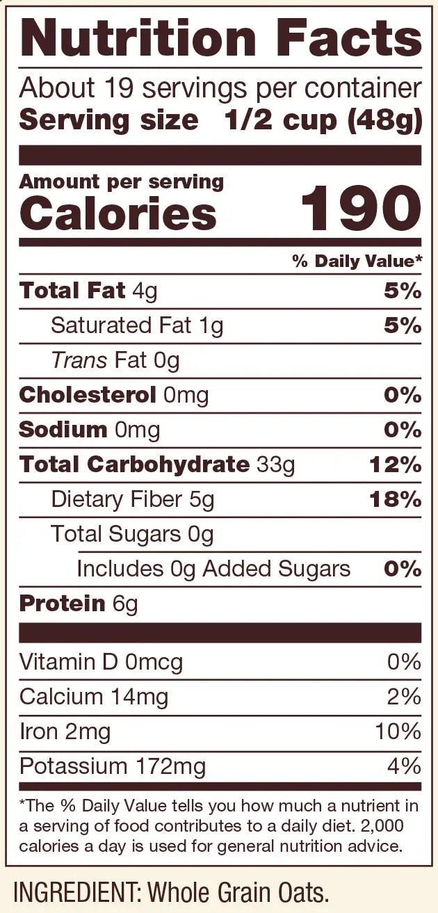 Bob's Red Mill Old Fashioned Rolled Oats, Gluten Free 907gm Bob's Red Mill