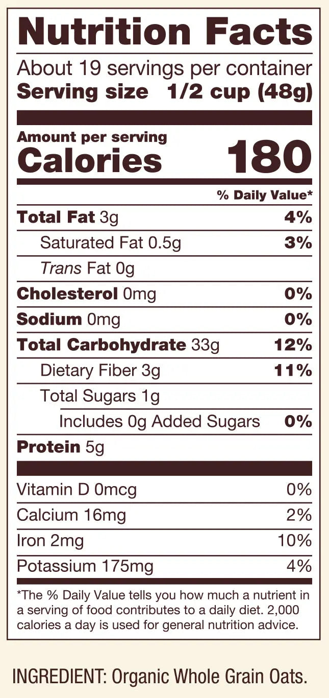 Bob's Red Mill Organic Old Fashioned Rolled Oats, Whole Grain, Non-GMO 907gm Bob's Red Mill