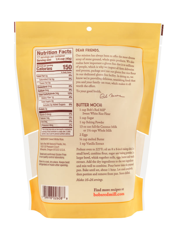 Bob's red mill outlet gluten free flour ingredients