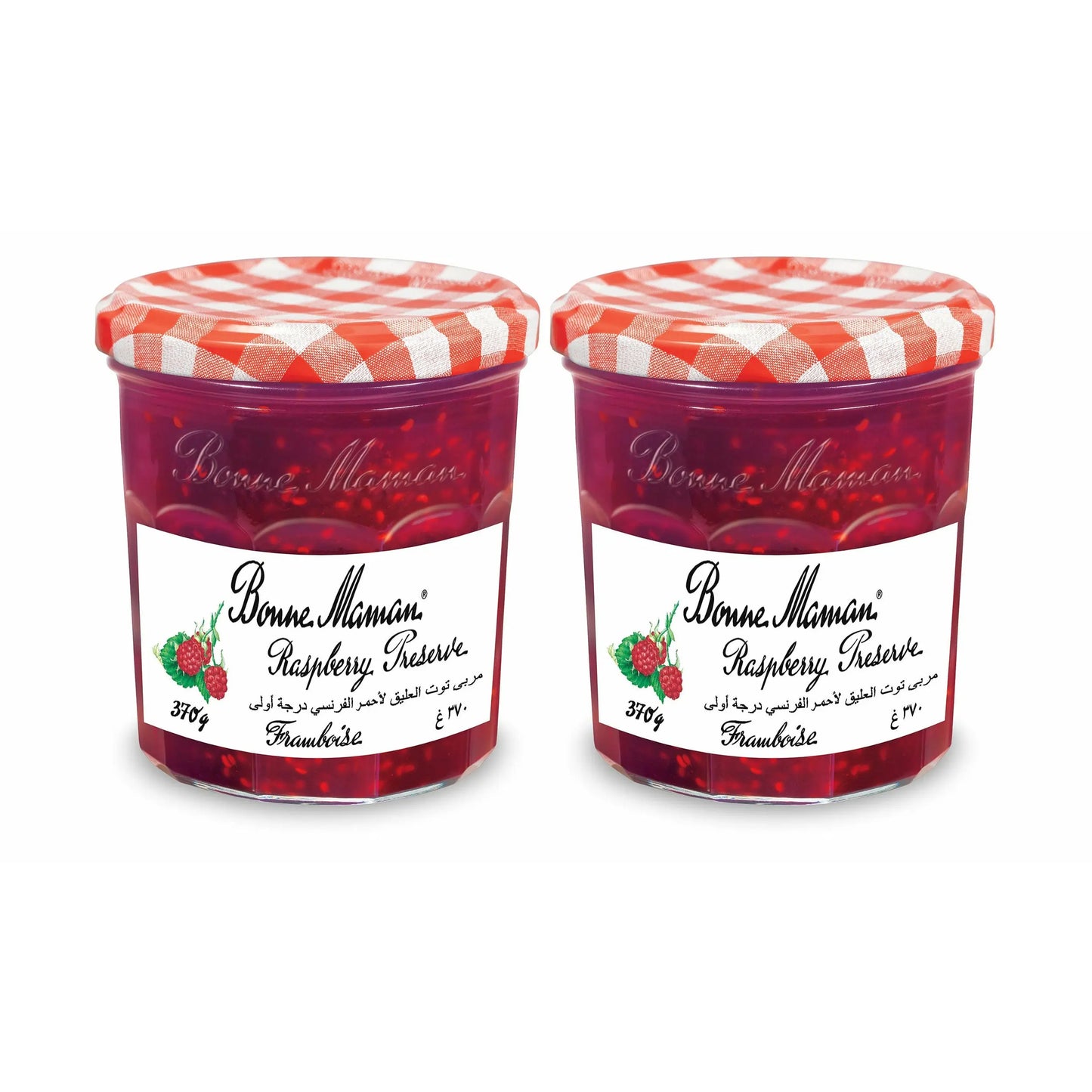 Bonne Maman jam raspberry (370GM DUAL PACK PROMO) Bonne Maman