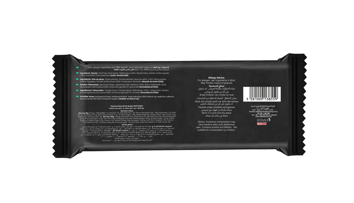 Castania Pecan & Figs No Added Sugar Bar 38G Castania