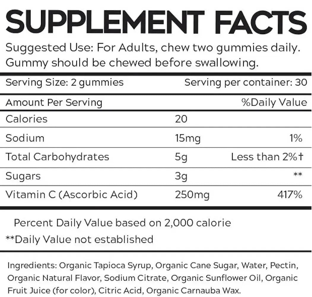 Fade Fit Vitamin C Gummies 220G Fade Fit