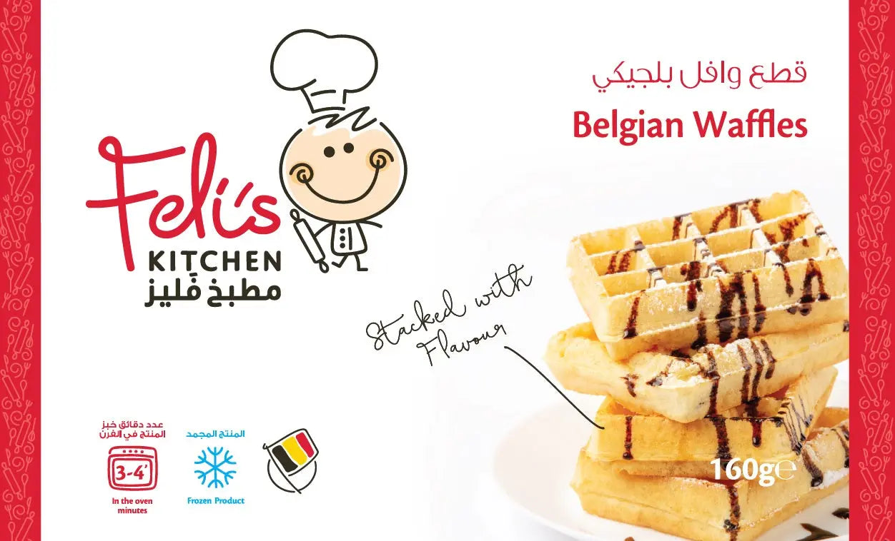 Feli's Kitchen Belgian Waffles 160g Feli's Kitchen