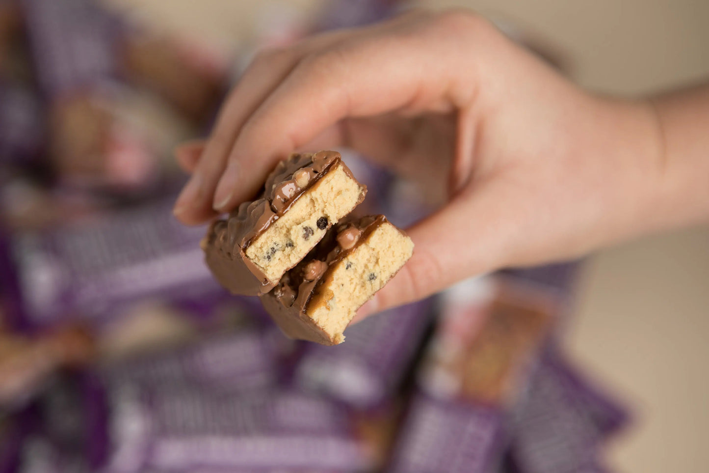 Fulfil Chocolate Caramel Cookie Dough Bar 15 x 55G FulFil